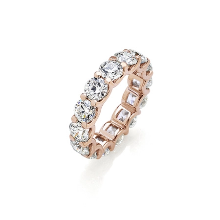 Classics Eternity band in Rose Gold with Diamonds